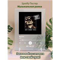 Портреты картины репродукции на заказ - ДДТ - Метель - постер Spotify