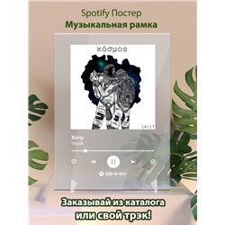 Vspak - Хочу - постер Spotify - Модульная картины, Репродукции, Декоративные панно, Декор стен