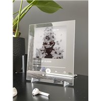 Портреты картины репродукции на заказ - Linkin park -CASTLE OF GLASS - постер Spotify