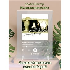 Картина на холсте по фото Модульные картины Печать портретов на холсте Валерий Меладзе - Как ты красива сегодня - постер Spotify