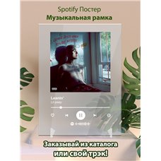 Картина на холсте по фото Модульные картины Печать портретов на холсте Lil peep - Leanin - постер Spotify