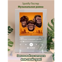 Pretty Scream Lil DRUG HILL Fresco - Чары - постер Spotify - Модульная картины, Репродукции, Декоративные панно, Декор стен