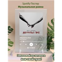 Портреты картины репродукции на заказ - Мот, Бьянка - Абсолютно Всё - постер Spotify