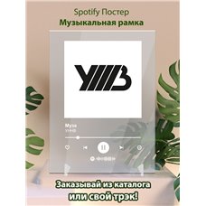 Картина на холсте по фото Модульные картины Печать портретов на холсте УННВ - Муза - постер Spotify