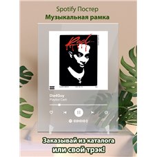 Картина на холсте по фото Модульные картины Печать портретов на холсте Playboi Carti - Die4Guy - постер Spotify