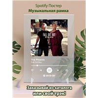Портреты картины репродукции на заказ - Fall Out Boy - The Phoenix - постер Spotify