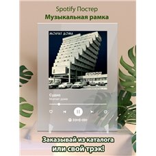 Картина на холсте по фото Модульные картины Печать портретов на холсте Молчат дома - Судно - постер Spotify