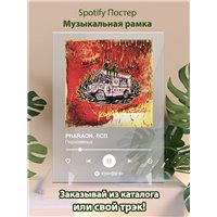 Портреты картины репродукции на заказ - PHARAON, ЛСП - Порнозвезда - постер Spotify