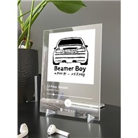 Портреты картины репродукции на заказ - Lil Peep, Nedarb - beamer boy - постер Spotify