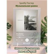 Картина на холсте по фото Модульные картины Печать портретов на холсте Tim Hecker - The Piano Drop - постер Spotify