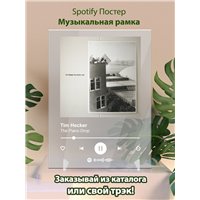 Портреты картины репродукции на заказ - Tim Hecker - The Piano Drop - постер Spotify