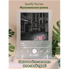 Картина на холсте по фото Модульные картины Печать портретов на холсте LINI - падаем - постер Spotify