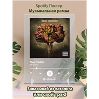 Портреты картины репродукции на заказ - New Politics - My Love - постер Spotify