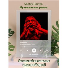 Картина на холсте по фото Модульные картины Печать портретов на холсте LOVV66 - Комлект белья (Outro) - постер Spotify