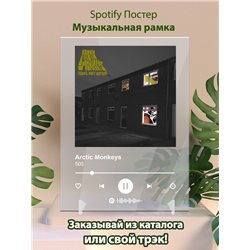 Arctic Monkeys - 505 - постер Spotify - Модульная картины, Репродукции, Декоративные панно, Декор стен