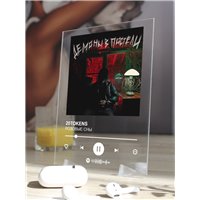 Портреты картины репродукции на заказ - 20TOKENS - РОЗОВЫЕ СНЫ - постер Spotify