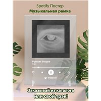 Портреты картины репродукции на заказ - ТЭЦ - Русская бездна - постер Spotify