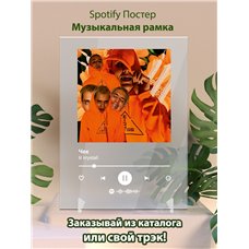 Картина на холсте по фото Модульные картины Печать портретов на холсте lil krystall - Чек - постер Spotify