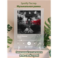 Blind Channel - Balboa - постер Spotify - Модульная картины, Репродукции, Декоративные панно, Декор стен