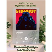 Портреты картины репродукции на заказ - The Weeknd - Die For You - постер Spotify