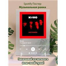 Картина на холсте по фото Модульные картины Печать портретов на холсте Кино - Последний герой - постер Spotify