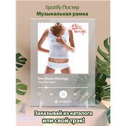 She Wants Revenge - Tear You Apart - постер Spotify - Модульная картины, Репродукции, Декоративные панно, Декор стен