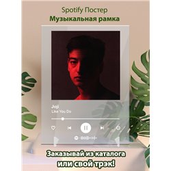 Joji - Like You Do - постер Spotify - Модульная картины, Репродукции, Декоративные панно, Декор стен