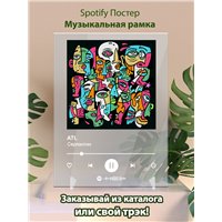 Портреты картины репродукции на заказ - ATL - Серпантин - постер Spotify