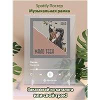 Портреты картины репродукции на заказ - Xassa - Малютка - постер Spotify