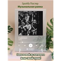Портреты картины репродукции на заказ - Скриптонит - Цепи - постер Spotify