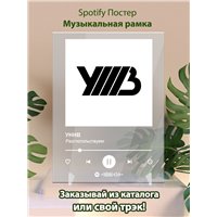 Портреты картины репродукции на заказ - УННВ - Разглогольствуем - постер Spotify