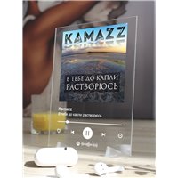 Портреты картины репродукции на заказ - Kamazz - В тебе до капли растворюсь - постер Spotify