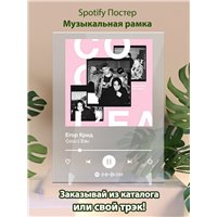Портреты картины репродукции на заказ - Егор Крид - Coco L’Eau - постер Spotify