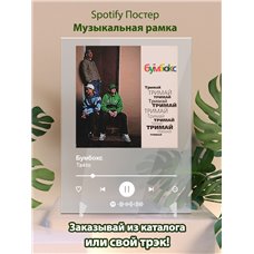 Картина на холсте по фото Модульные картины Печать портретов на холсте Бумбокс - Та4то - постер Spotify