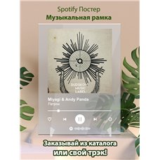 Картина на холсте по фото Модульные картины Печать портретов на холсте MiyaGi Andy Panda - Патрон - постер Spotify