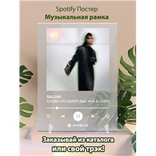 Картина на холсте по фото Модульные картины Печать портретов на холсте SALUKI - ILFORD XP2 SUPER (feat. NOA LIZER) - постер Spotify