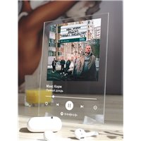 Портреты картины репродукции на заказ - Макс Корж - Пьяный дождь - постер Spotify
