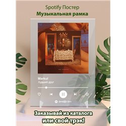 Markul - Худший друг - постер Spotify - Модульная картины, Репродукции, Декоративные панно, Декор стен