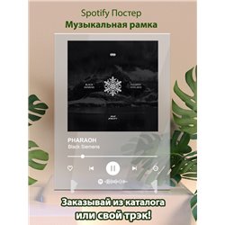 PHARAOH - Black Siemens - постер Spotify - Модульная картины, Репродукции, Декоративные панно, Декор стен