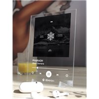 Портреты картины репродукции на заказ - PHARAOH - Black Siemens - постер Spotify