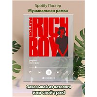 Портреты картины репродукции на заказ - payton - RICH BOY - постер Spotify