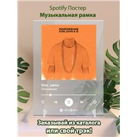 Портреты картины репродукции на заказ - Dior, samo - Положение - постер Spotify