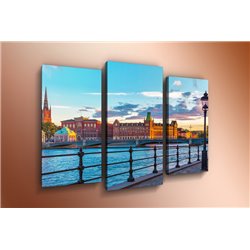 Модульная картина на холсте - m-000682 - Модульная картины, Репродукции, Декоративные панно, Декор стен