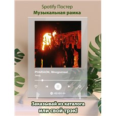 Картина на холсте по фото Модульные картины Печать портретов на холсте PHARAON, Mnogoznaal - Акид - постер Spotify