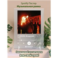 Портреты картины репродукции на заказ - PHARAON, Mnogoznaal - Акид - постер Spotify