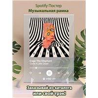 Портреты картины репродукции на заказ - Cage The Elephant - Come A Little Closer - постер Spotify