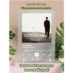 Иван Дорн - Северное сияние - постер Spotify - Модульная картины, Репродукции, Декоративные панно, Декор стен
