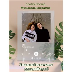 МЫ - Полярная звезда - постер Spotify - Модульная картины, Репродукции, Декоративные панно, Декор стен