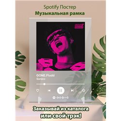 GONE.Fludd - Баланс - постер Spotify - Модульная картины, Репродукции, Декоративные панно, Декор стен