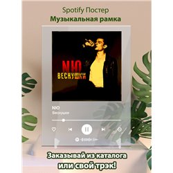 NЮ - Веснушки - постер Spotify - Модульная картины, Репродукции, Декоративные панно, Декор стен